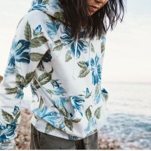 Faherty Kololi Floral Fleece Sweatshirt